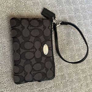 Coach wristlet wallet.